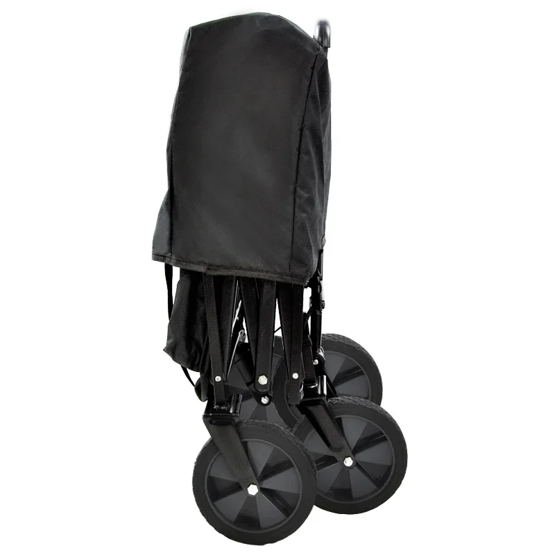 New Foldable Beach Trolley Camping Metal Garden Stroller Hand Carts Portable Folding Outdoor Wagon Trolley FW80