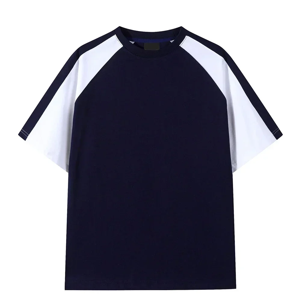 

Casual Fashion Contrast Color Tops Slight Stretch Fabric Suitable For Vacation Women's Clothing Brand New T-Shirt