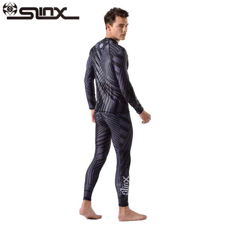 SLINX 0.5 MM Degli Uomini di Lycra Muta Anti UV Beachwear Immersioni Mare Della Pelle Rivestimento Dei Vestiti Elastico Surf Windsurf Costumi Da Bagno Nero