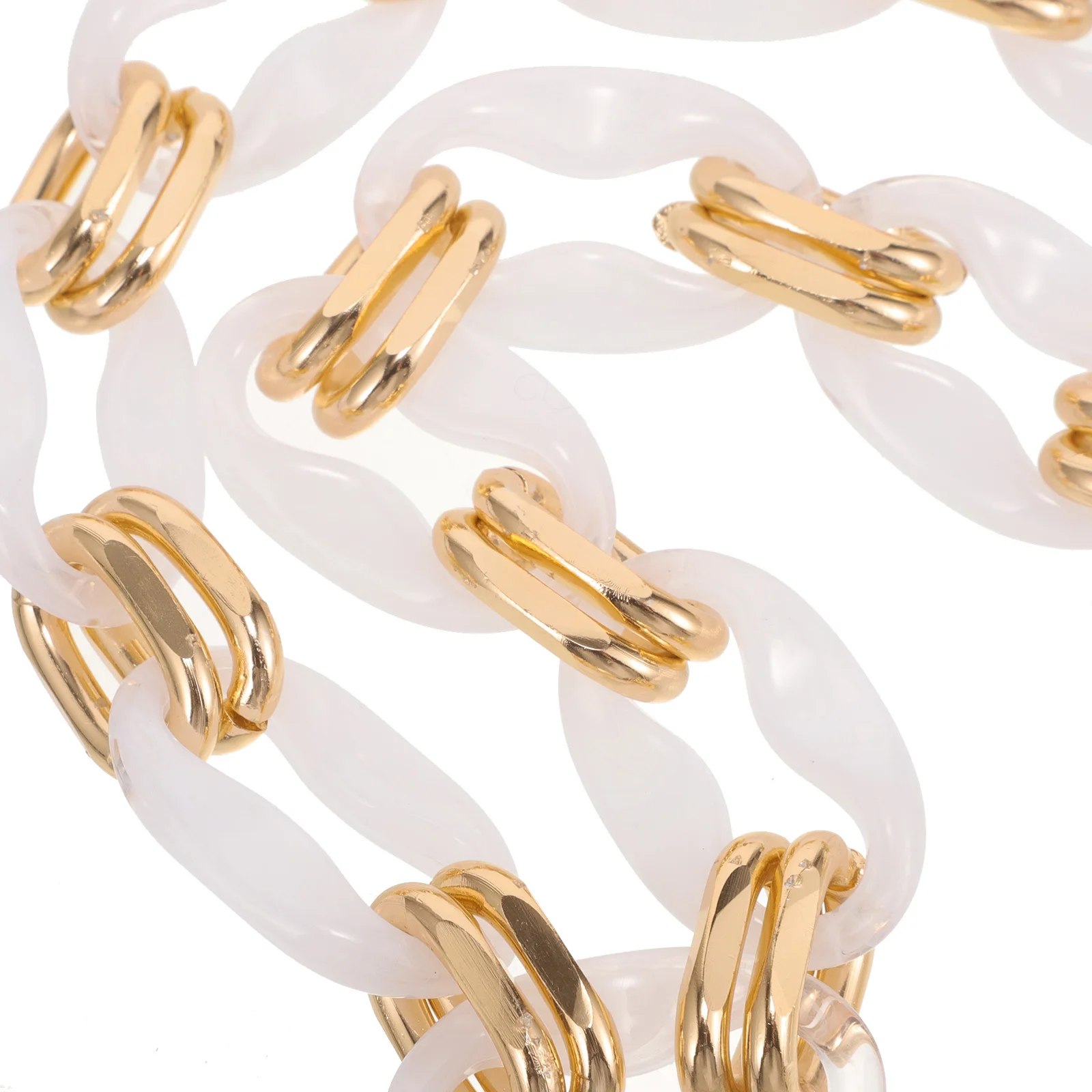 

Underarm Bag Replacement Chain DIY Single Shoulder Decorative Strap Easy Attach Detachable Refined Look Comfortable