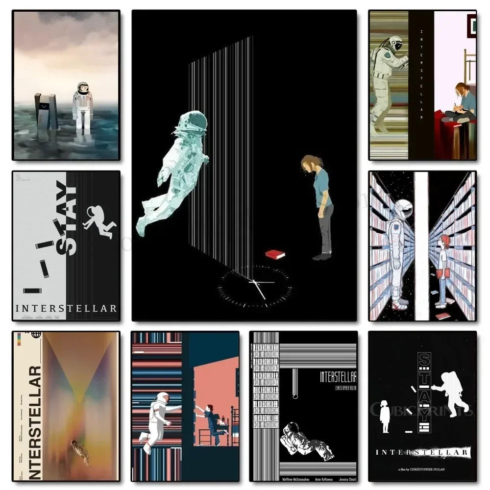 الكرتون I-النجوم الفضاء الجمالية قماش اللوحة ملصق جدار صورة فنية غرفة الديكور #1