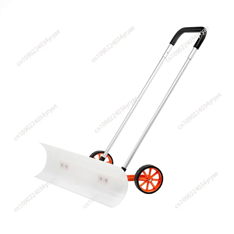 Wheeled snow shovel Plastic snow shovel for sidewalk driveway decks