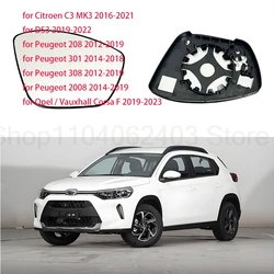 Side-view mirror glass with heating function is applicable to Citroën C3, DS3, Opel Corsa, Peugeot 301/308/2008.