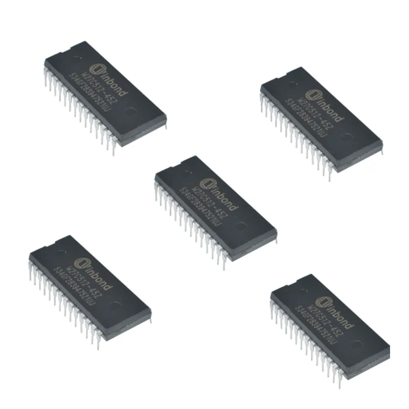Diymore 5 قطعة رقائق IC W27C512 W27C512-45Z 28DIP IC EEPROM 512KBIT الدوائر المتكاملة الأصلية