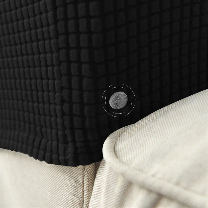 2-teiliges Set Stretch-Sofa-Armlehnenbezug Polar Fleece Schmutzabweisender Couch-Sessel Möbelschutz-Bezüge Einfarbig Wohnungsdekoration – Detail 5
