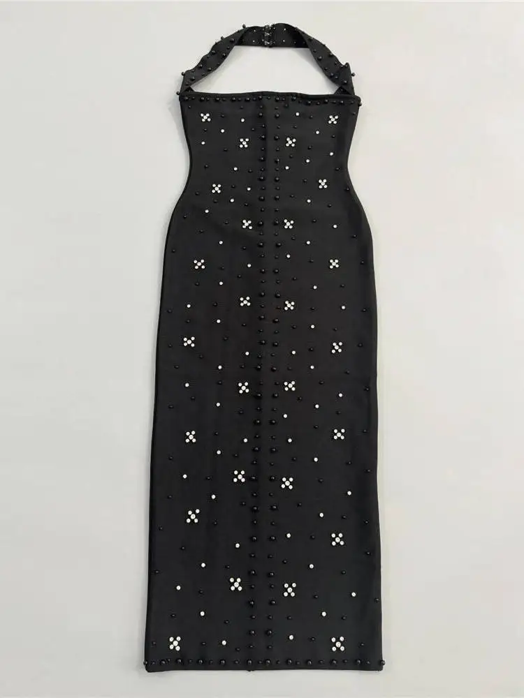 Sexy senza spalline in rilievo Dr Par Abito da sera per cena di nozze Transfrontaliero Faionable Ne Appeso oulder Wrapped Dr