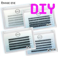 100 grupo Eyealsh DIY extensión de pestañas postizas individuales suaves 50/30D pestañas esponjosas Bunchens volumen prefabricado Fans Eyealsh Sppplies