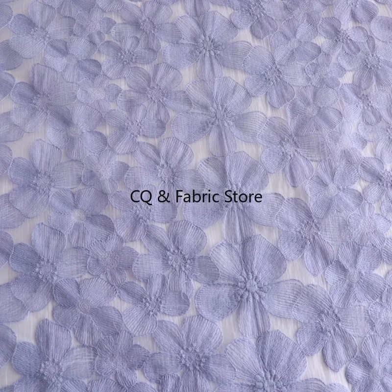 

Мягкая новая желтая хлопчатобумажная пряжа, кружевная ткань с вышивкой, свадебное платье, ткань для детской одежды, материал ручной работы «сделай сам»