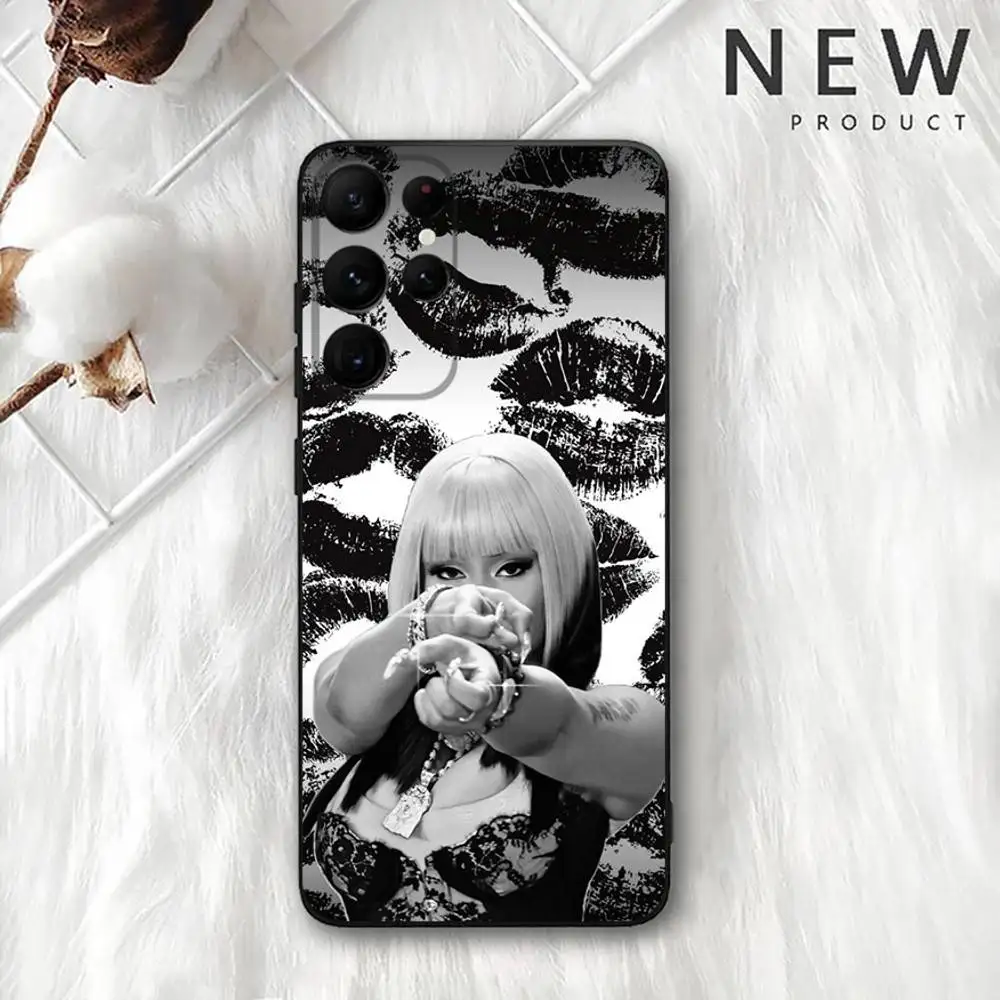 حافظة هاتف Cardi B Am I The Drama لهاتف سامسونج S 25,24,23,22,30,21,10,9,Ultra,Plus,Lite,FE,4,5G حافظة ناعمة سوداء #4