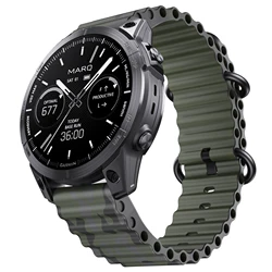22 26mm Silicone Strap Wristband For Garmin Fenix5 5X 6 6X 7 7X Watch Band Intinct1 2 Quick Fit Ocean Bracelet Belt