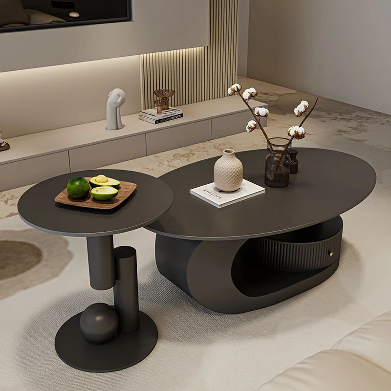 Table Coffee Modern Furniture Luxury Room Desk Living Aesthetic Side Simple Hall Corner Center Mesas De Centro Para Salas Dining image 3