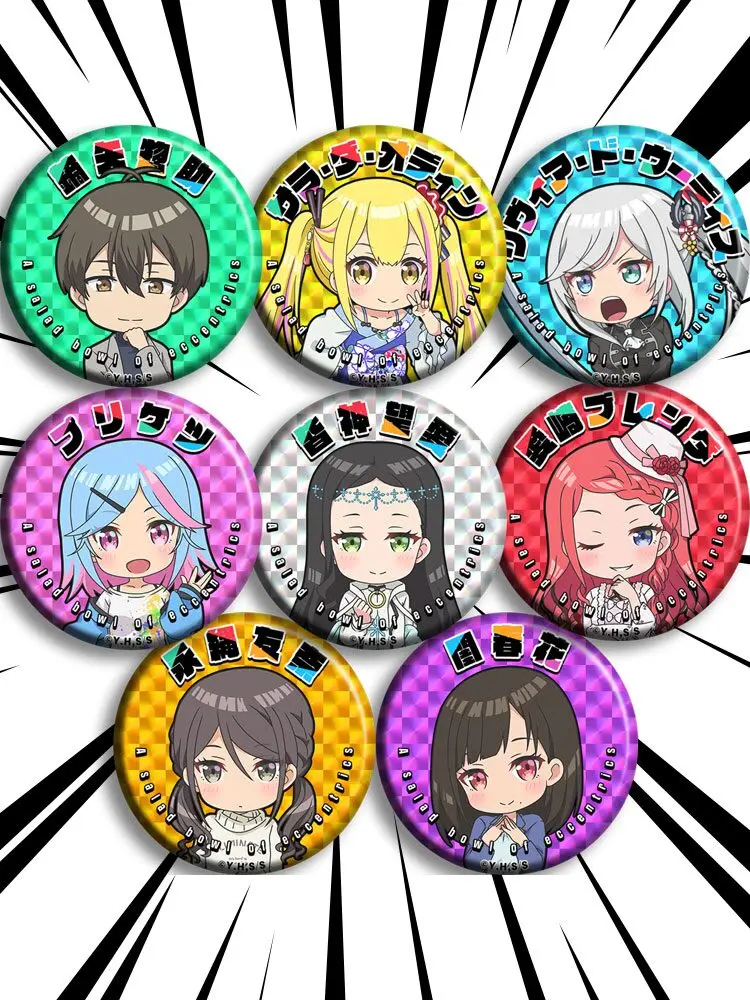 Japan Anime Henjin No Salad Bowl Of Eccentrics Kaburaya Sousuke Sara Da Odin Pin Badge Cosplay Cartoon Itabag Bedge Brooch DADGE