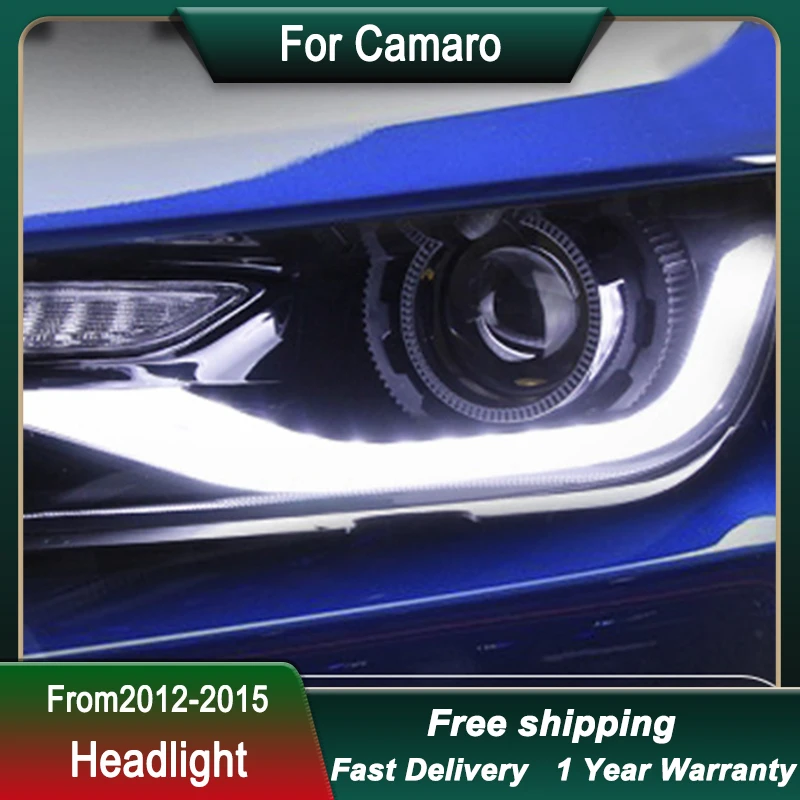 

Car Headlights For Chevrolet Camaro 2012-2015 LED Head Lamp Upgrade DRL Dynamic Signal Lamp Head Lamp Front light Assembly