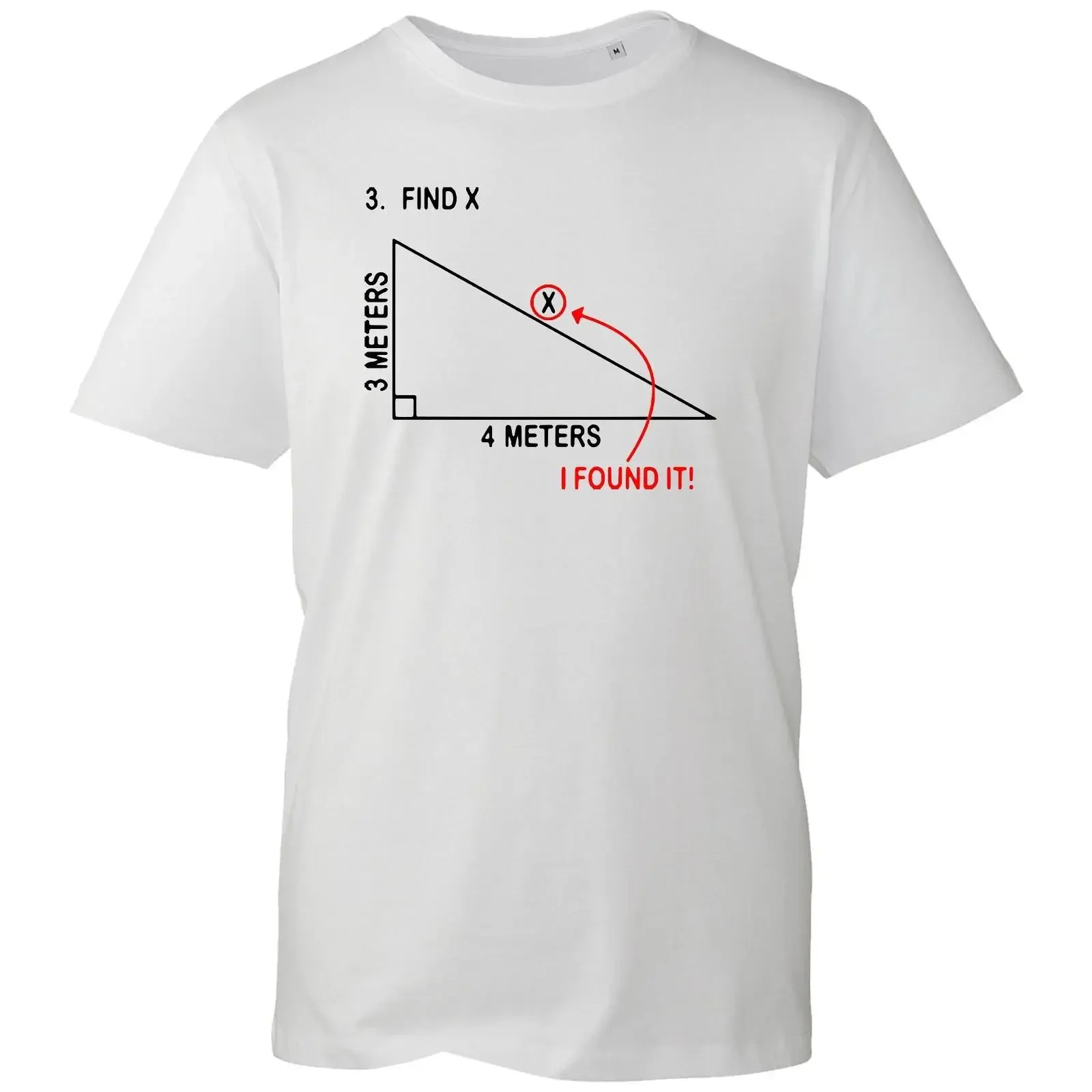 T Shirt Find X Here Mathematik Fun bedruckt lustig sarkastisch Geschenk Top vintage Washed Versatile Unisex Casual