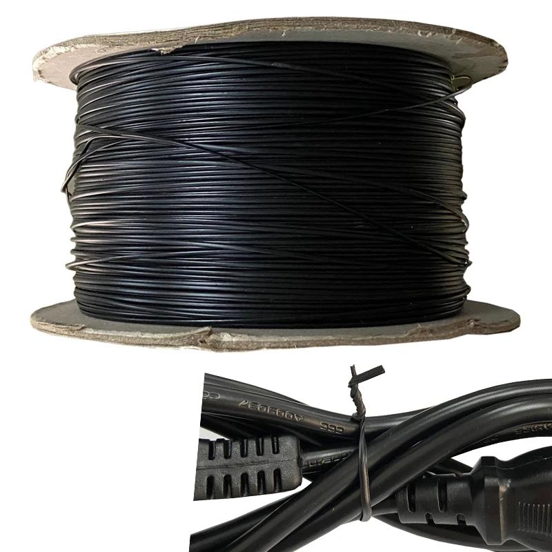 White or Black Color Twist Tie Wire For Wire Winding Tie Bundling Machine Strapping Tape Nylon Locking Ties Binding Tape