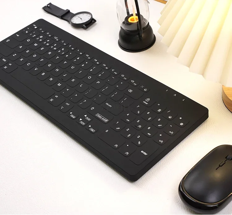 *Silent waterproof bluetooth wireless film washed computer notebook ipad portable keyboard