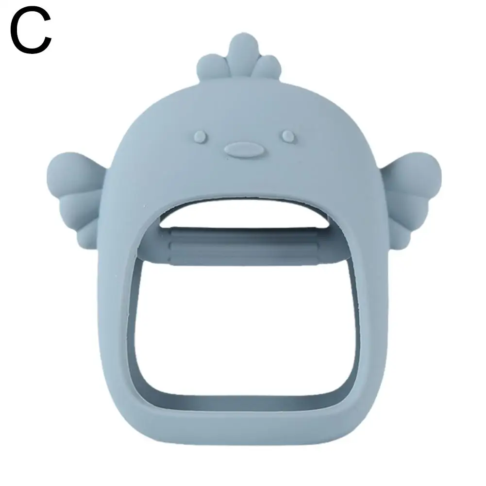 TeWindsor-Jouets de dentition en silicone pour bébés, jouets anti-manger, mastication de sécurité, matériaux d'allaitement, perfectC9T3