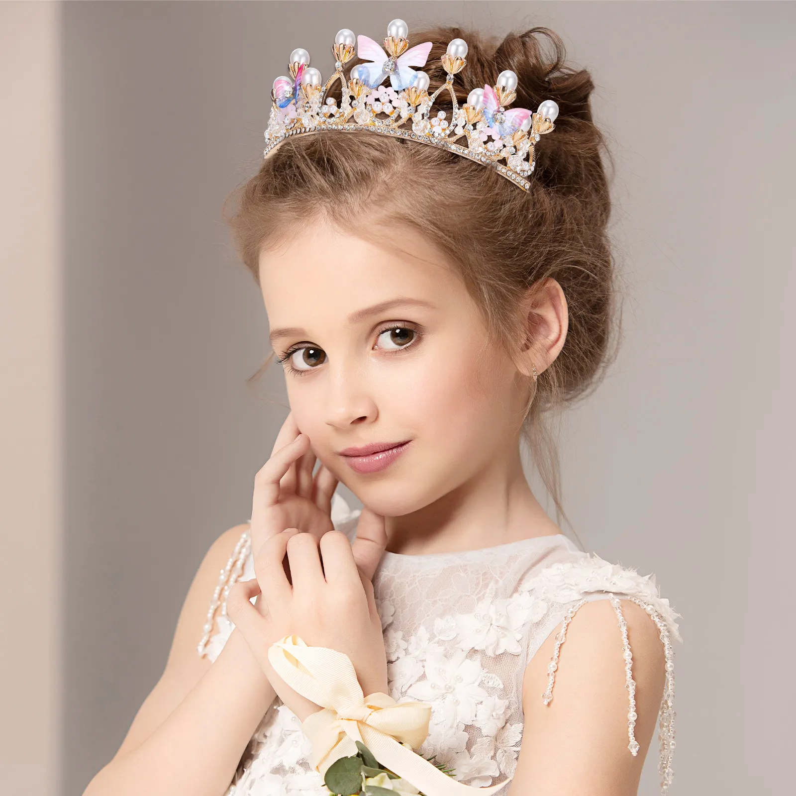 Crown Hairhoop Comfortable Fit Perfect for Shower Birthday Party Creative Fashion Headband Headwrap