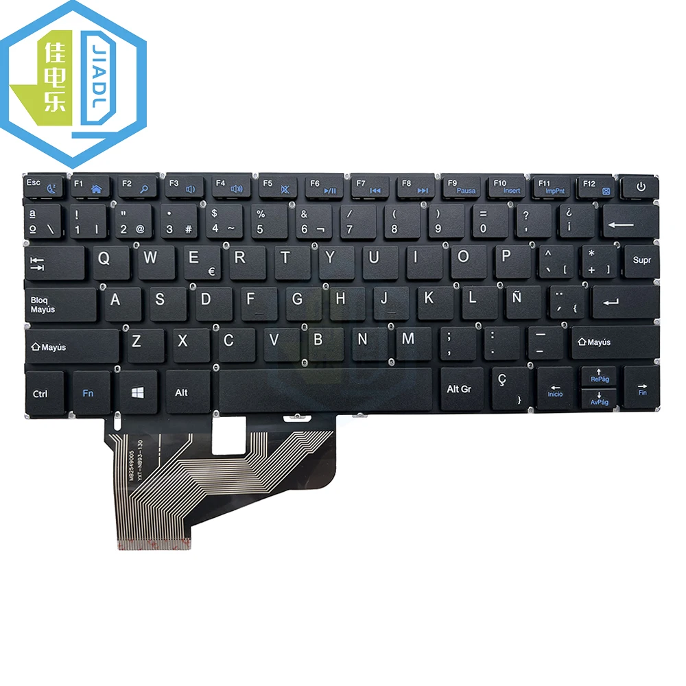 SP Spanish US English Keyboard For EVOO 12.5 Ultra Thin EVOO EV-C-125-3 EV-C-125-3-SL EV-C-125-3-BK Notebook Keyboard Replace