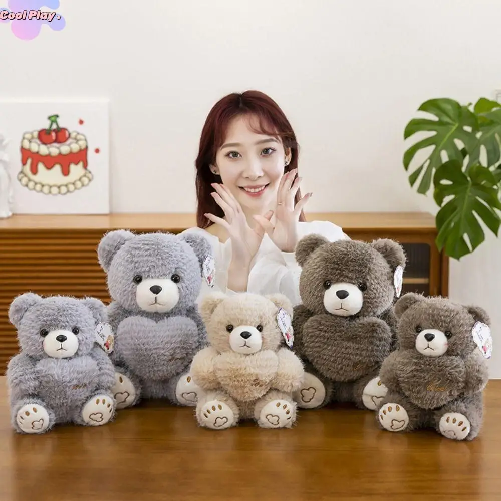 

Holding Love Bear Plush Toy Sitting 28/38cm Stuffed Bear Doll Big Paw Cartoon Animal Plush Doll Children Girls Boys