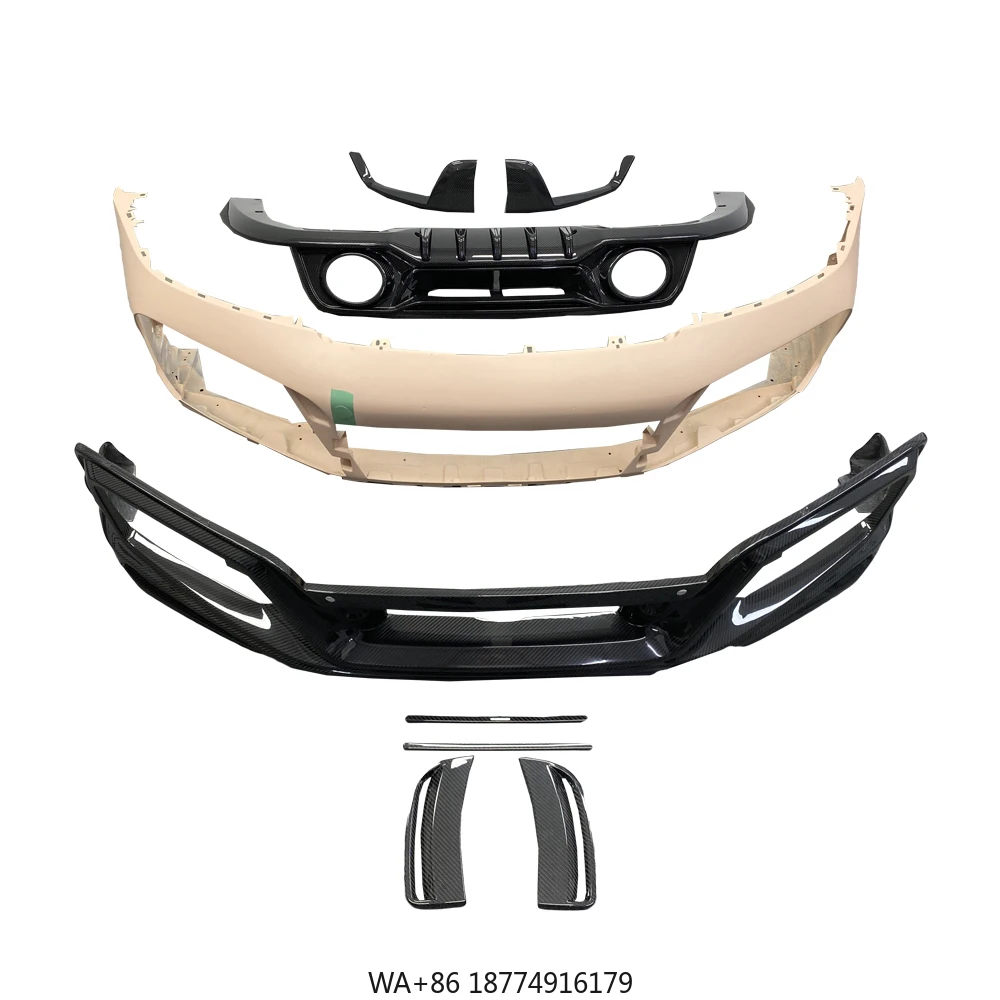 

Dry Carbon Fiber Body Kit Front Bumper Front Lip Hood Rear Spoiler for 911 992