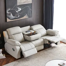 Kanapa Lazy Power rozkładana sofa skórzana masaż okazjonalna moc rozkładana sofa Puffs Sofa De Masajes meble do salonu