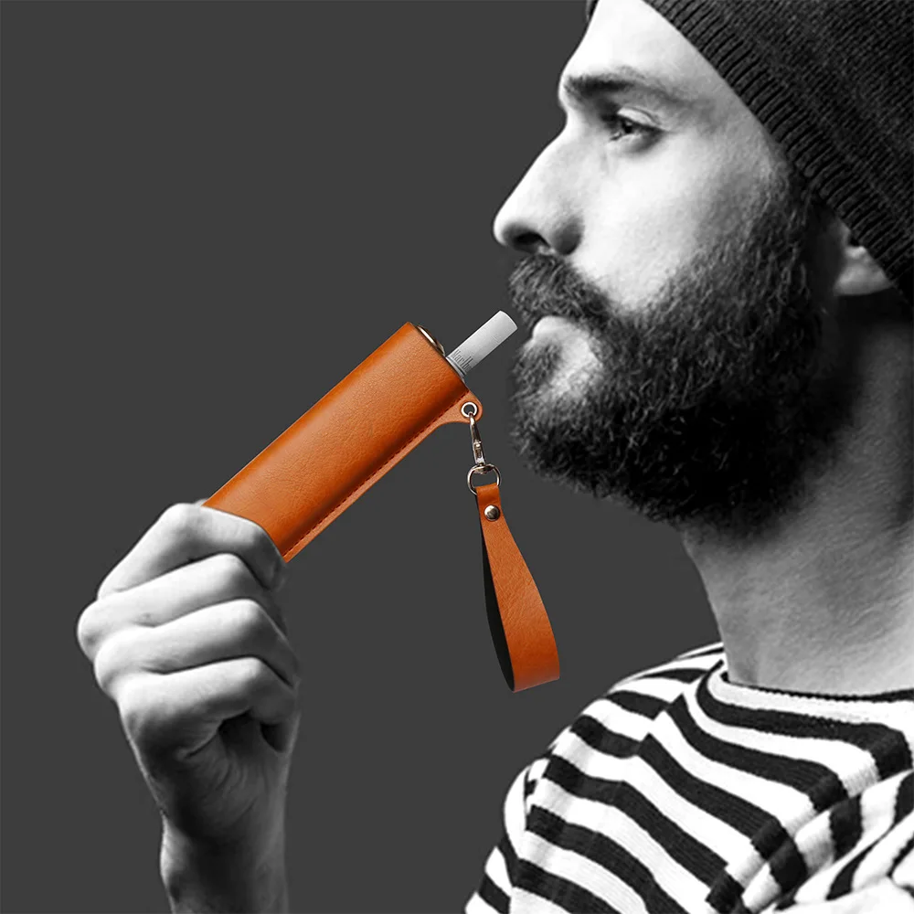 JINXINGCHENG 12 لون حافظة جلدية ل IQOS ILUMA واحد اكسسوارات التمويه الجلد Aikos ILUMA غطاء واحد