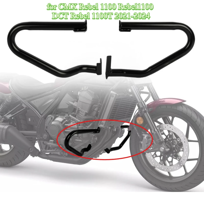 Engine Guard Highway Crash Bars voor CMX Rebel 1100 Rebel 1100 DCT Rebel 1100T 2021 2022 2023 2024 motorfiets Valbescherming