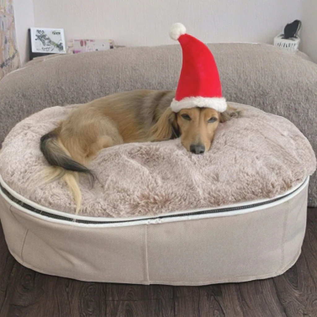 

2024 Luxury Style Pet Bed Waterproof Lightweight Dog Cat Sleeping Boucle Design Washable Solid Animal Made Foam Outdoor Space