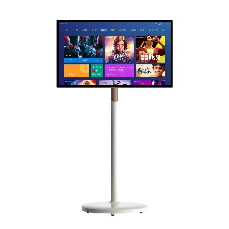 27/32 inches Lcd Screen 2K Standby Floor Standing Smart Tv for family or business