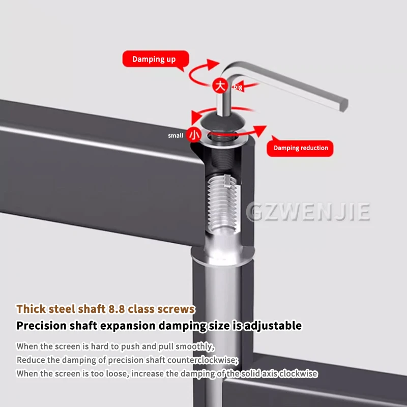 

Универсальный выдвижной кронштейн для телевизора, настенное крепление, металлический кронштейн для светодиодного ЖК-монитора, подставка для телевизора, расширительный кронштейн, гибкий держатель для телевизора