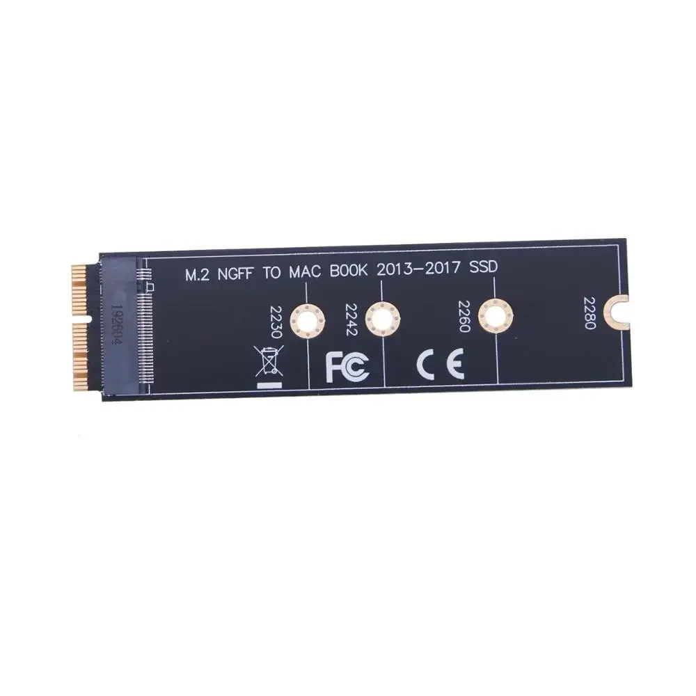 M.2 NVME To 2013-2017 for Apple MacBook AIR A1465 A1466 A1502 A1398 SSD Adapter Card PCIE3.0 Expansion Converter x4 x2 protocol