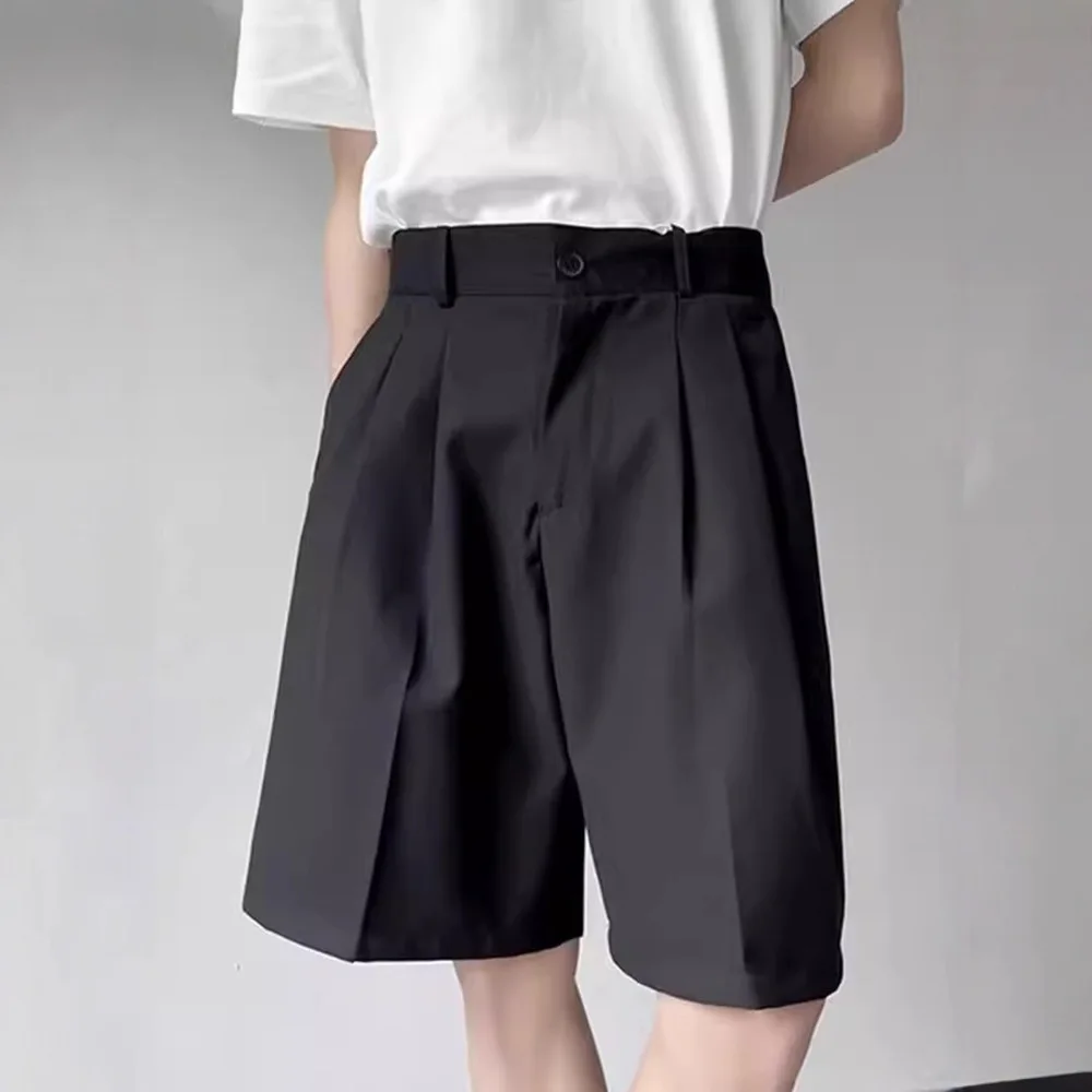 Pantalones cortos ligeros y transpirables de cinco piezas para hombres y mujeres, pantalones cortos cómodos de verano de fibra de poliéster finos e informales sueltos