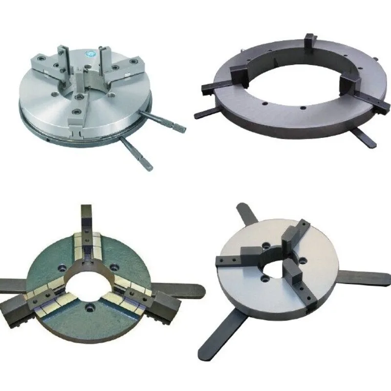Three-claw welding, self-centering thin profile, positioner, manual quick clamping chuck