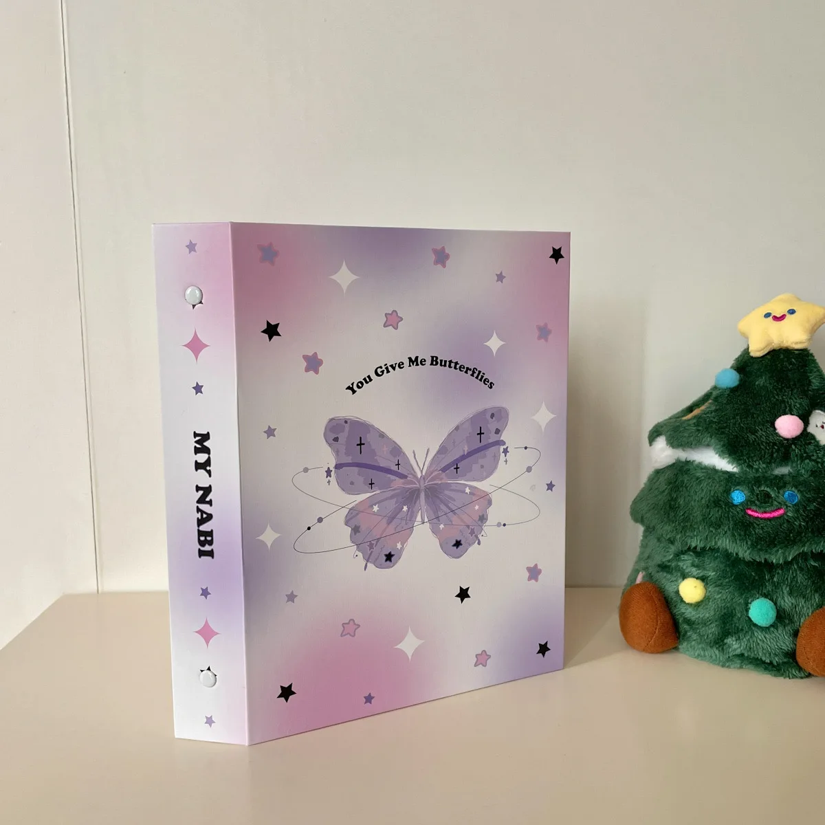 MINKYS Hot Butterfly Kawaii A5 Kpop Photocard Binder Photo Cards Collect Book Storage Album Hardcover Notebook Korea Stationery