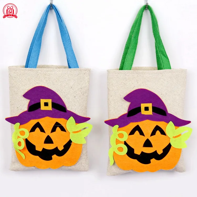 

Halloween Decoration Gift Candy Bag Fashion Pumpkin Pattern Bag Children's Party Decoration m