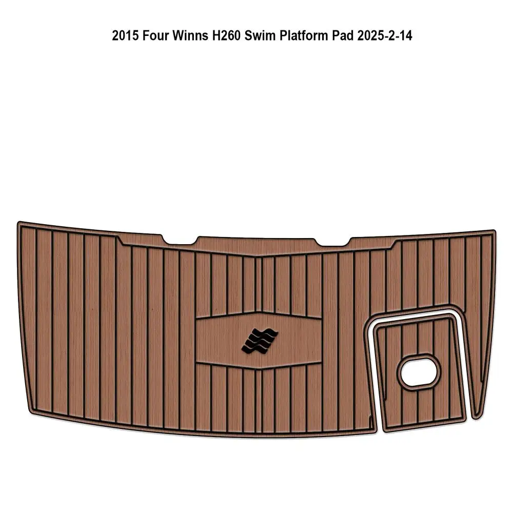 

2015 Four Winns H260 Плавательная платформа Лодка EVA Foam Teak Deck Напольный коврик SeaDek MarineMat Gatorstep Style Самоклеящийся zy
