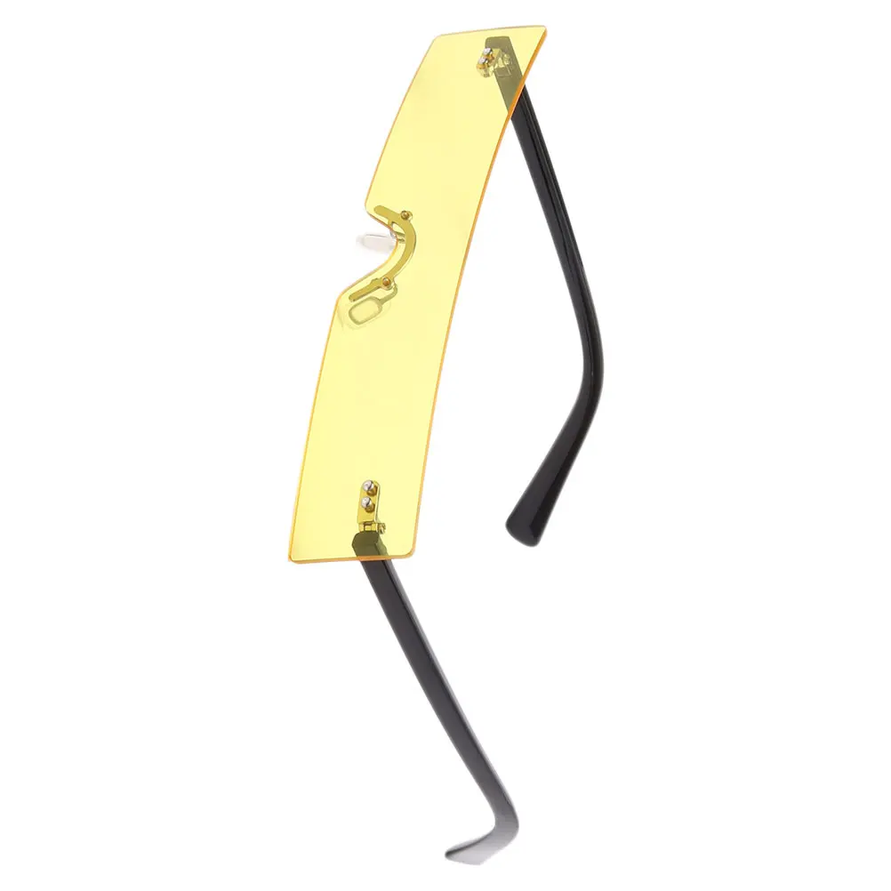 

Half Frame Sunglasses Vintage Rectangular Mens Women Durable UV Protection Travel Outdoor Sunglasses Glasses Accessories