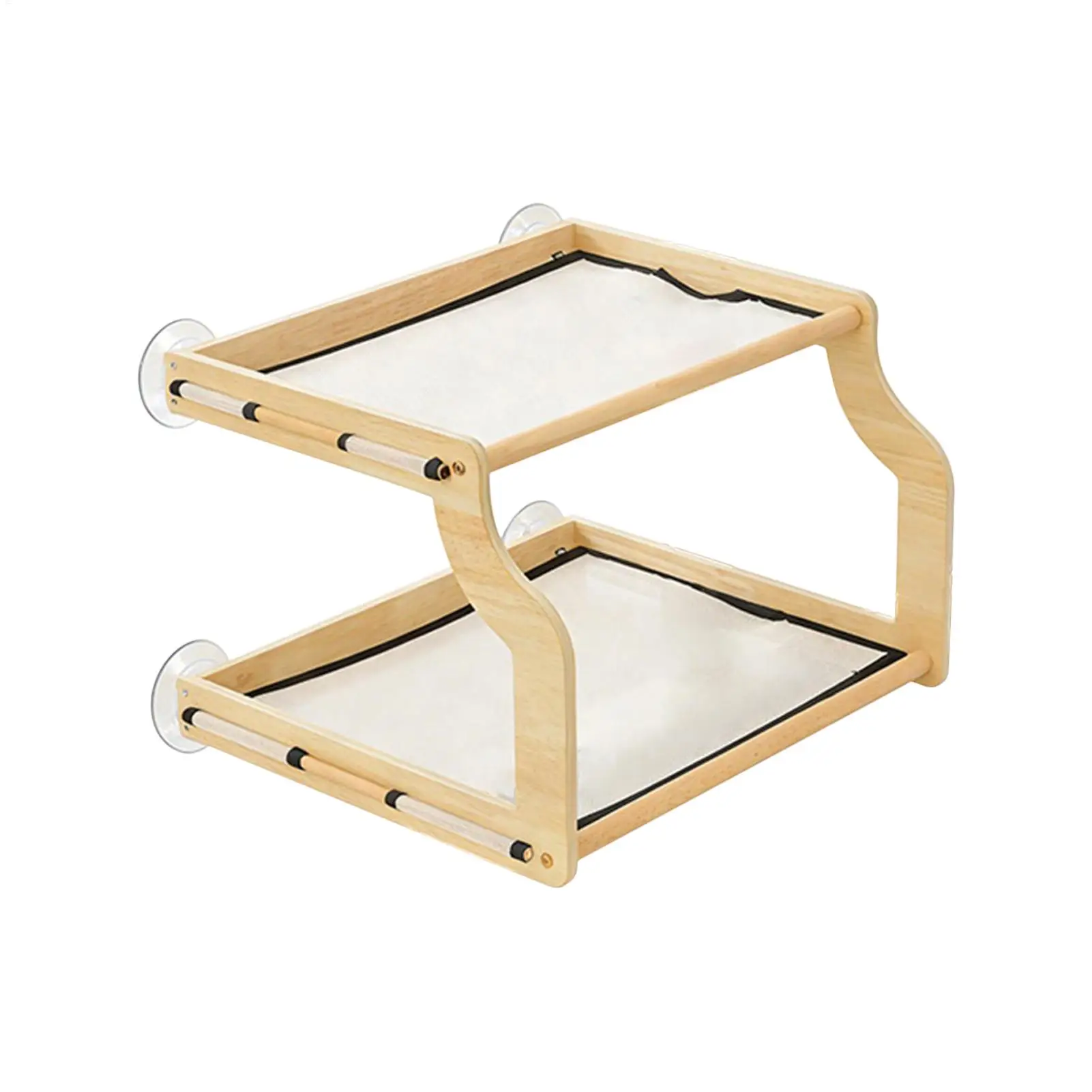 

Лежанка для кошек на окно, сверхпрочная, дышащая, на присосках, для кошек, живущих внутри помещения, для маленьких, средних и крупных пород, для котят