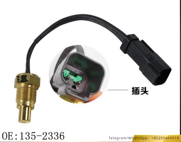 Caterpillar CAT E320B E320C 320C 320B E200B E312B 3066 S6K Excavator 34390-02200 135-2336 196-7975 Water Temperature Sensor