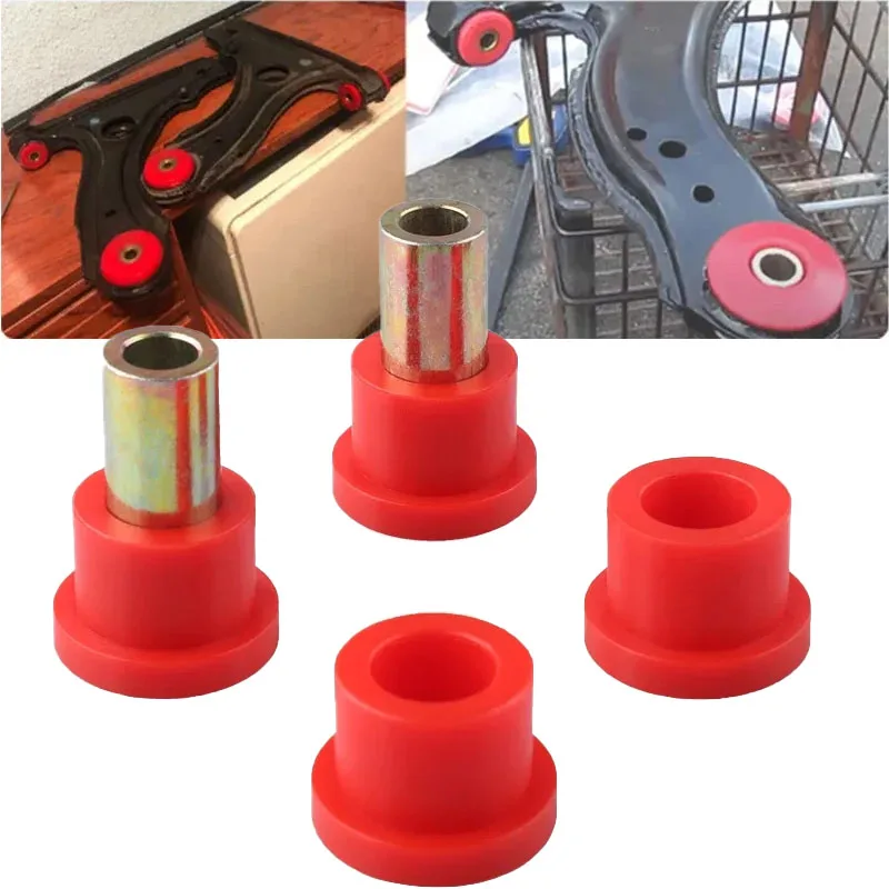 

Красный автомобильный комплект втулок переднего рычага управления 22-202 полиуретановые автомобильные аксессуары для VW Beetle MK4 Golf/Jetta MK2 MK3 MK4 1985-2006