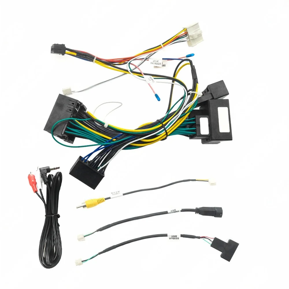 

Radio Wiring Harness CAN Bus Decoder Plug to ISO Connector Car Android Cable Adapter for Audi Q5 A4L A1 2011-2015