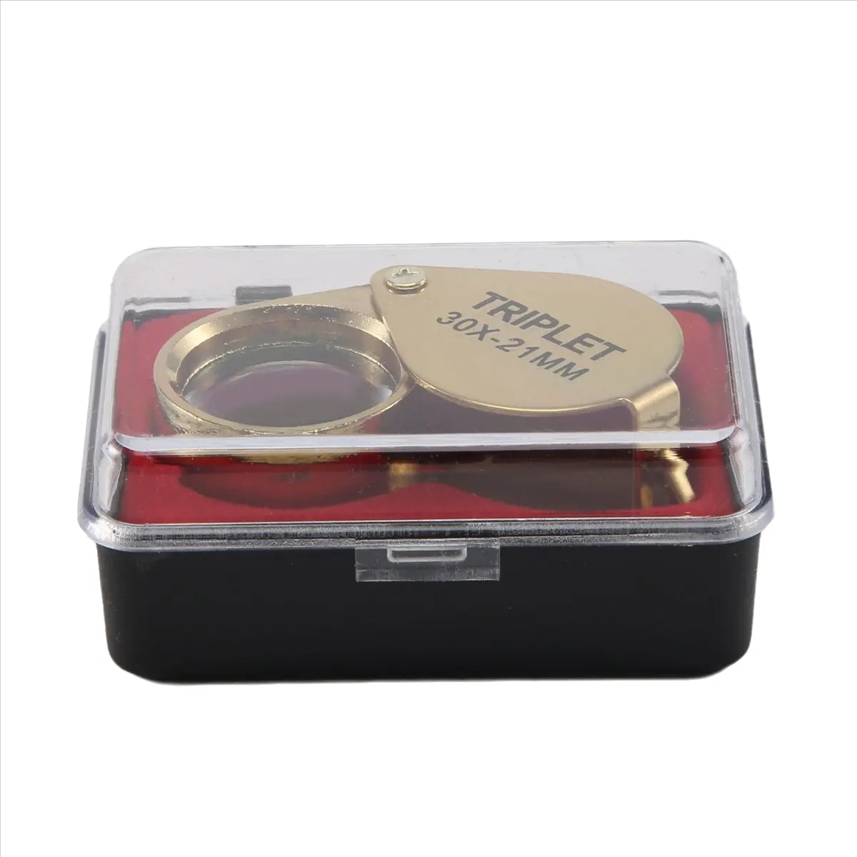 【2026 TOP Global】Portable 30X Power 21Mm Jewelers Magnifier Foldable Gold Eye Loupe Jewelry Store Magnifying Glass