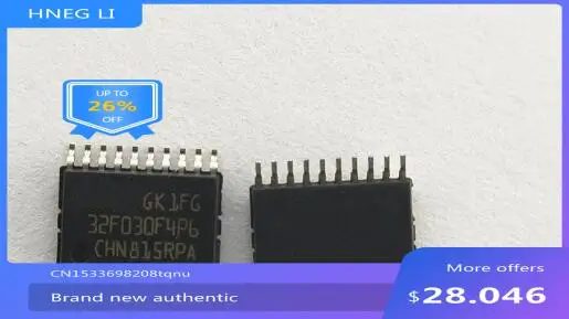 

10 pcs STM32F030F4P6TR STM32F030F4P6 32F030F4P6 TSSOP20