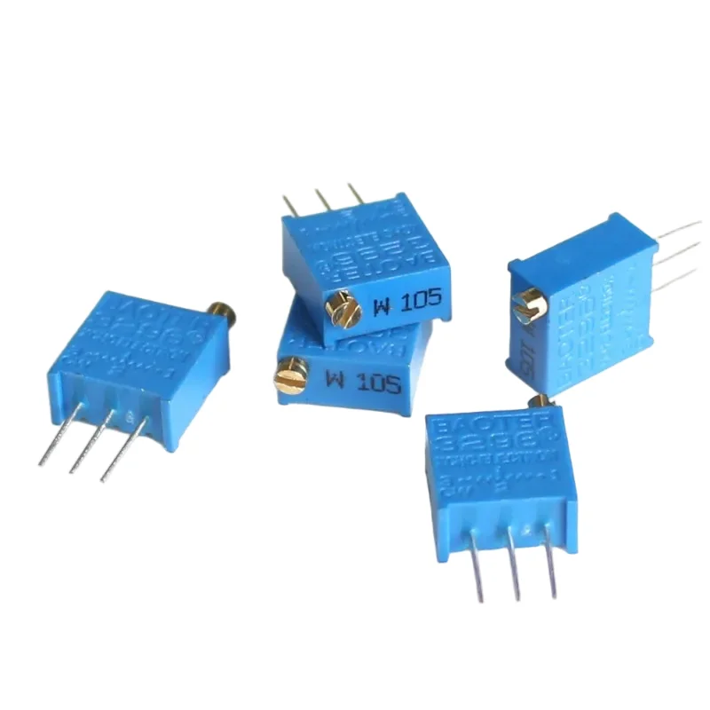 10PCS 3296W Potenziometro di Taglio 10R 20R 100R 500R 1K 2K 5K 10K 20K 50K 200K 500K 1M 2M 3296 Potenziometri Resistenza Variabile