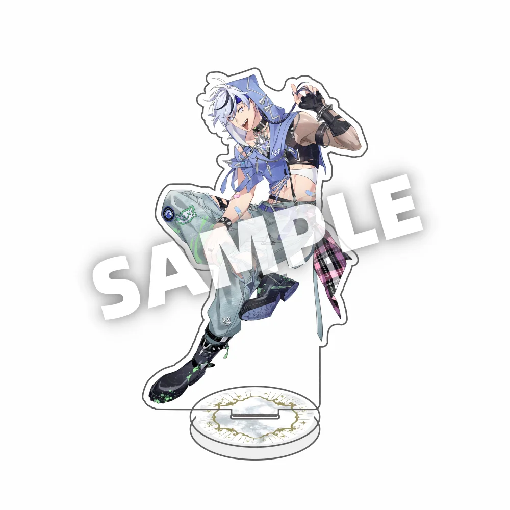 Anime Nu: Carnival Acrylic Character Eiden Aster Morvay Olivine Quincy Blade Stand Model Desktop Decoration Fans Gifts Keychains