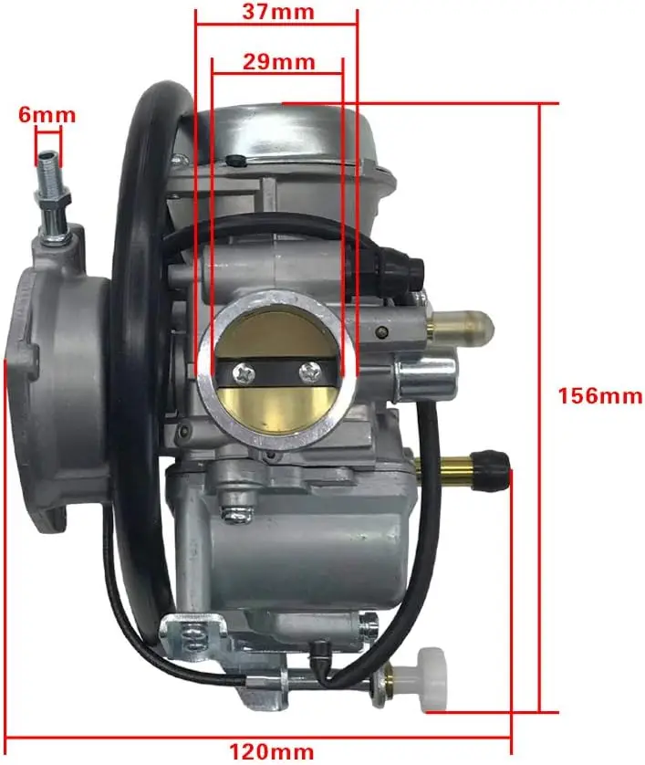 13200-05G00 Carb Compatible with Suzuki Carburetor Ozark 250 LTF250 2x4 ATV 2002-2009 13200-05G01