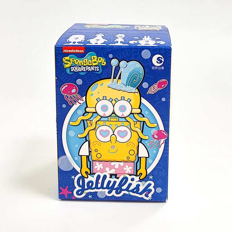 スポンジボブ SuqarePants ブラインドボックスおもちゃジャンプクラゲ