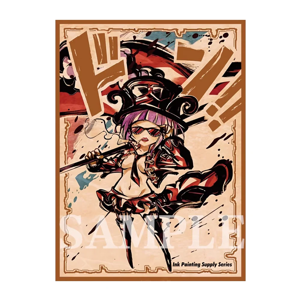 60 Stück 67x92mm 6 Stile One Piece Laser Standardgröße TCG Kartenhüllen Anime Karten-Schutzfolien Brettspielkarten – Detail 4