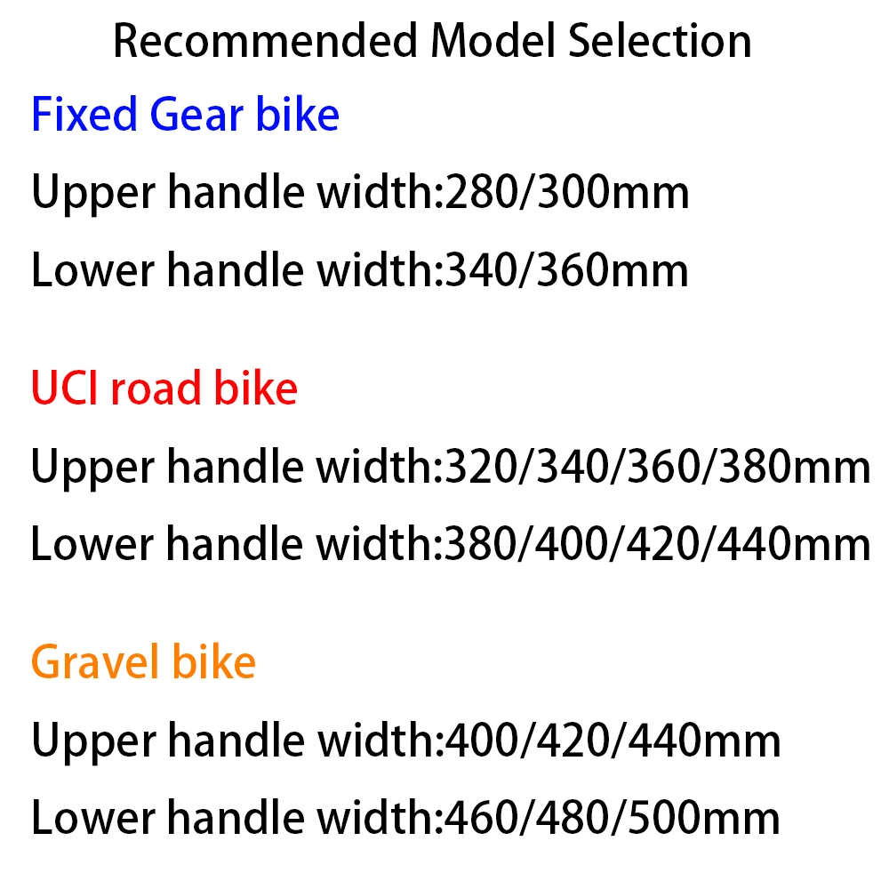 BALUGOE Gravel Bike Lenker Carbon-Lenker UCI Rennrad-Lenker 13 Grad Außenexpansion 340/360/380/400/420/440mm – Detail 3